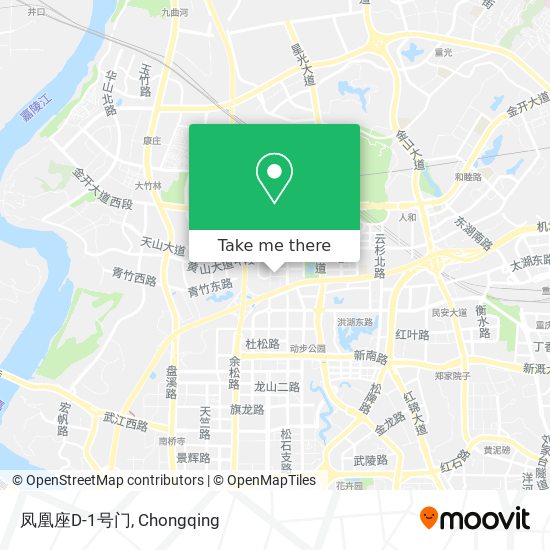 凤凰座D-1号门 map
