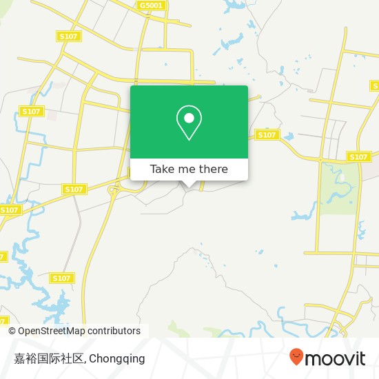 嘉裕国际社区 map