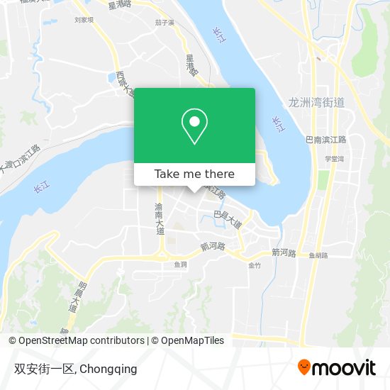 双安街一区 map