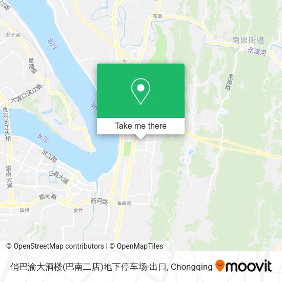 俏巴渝大酒楼(巴南二店)地下停车场-出口 map