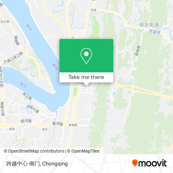 跨越中心-南门 map