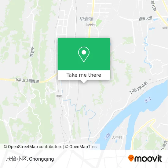 欣怡小区 map