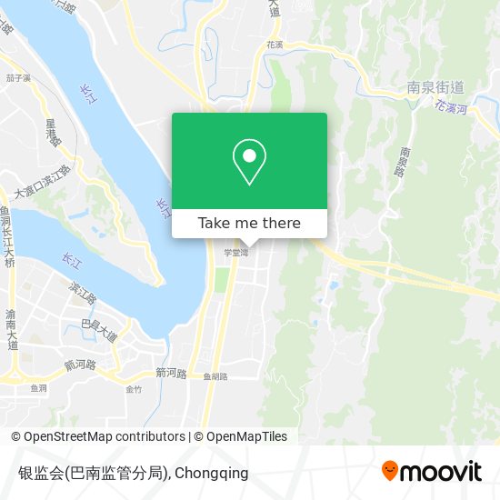 银监会(巴南监管分局) map