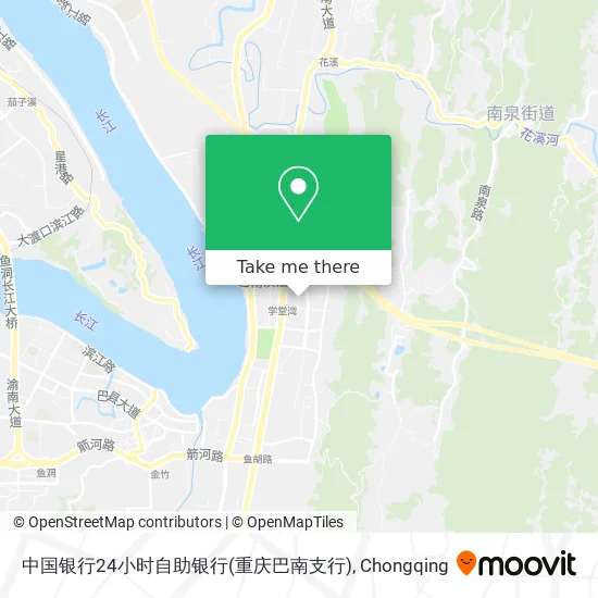 中国银行24小时自助银行(重庆巴南支行) map