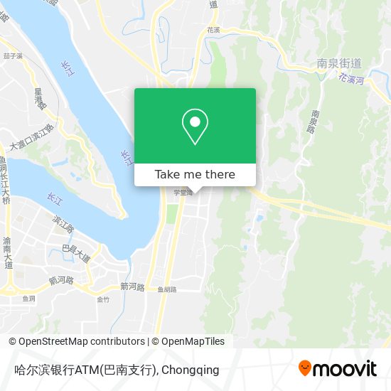 哈尔滨银行ATM(巴南支行) map
