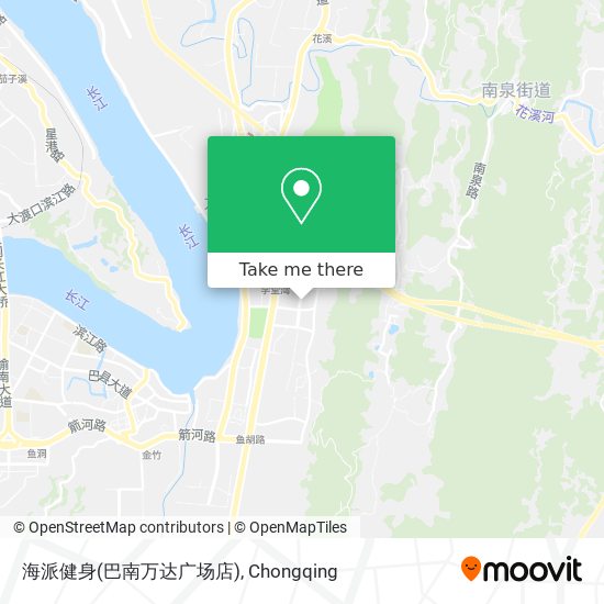 海派健身(巴南万达广场店) map