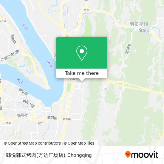 韩悦韩式烤肉(万达广场店) map