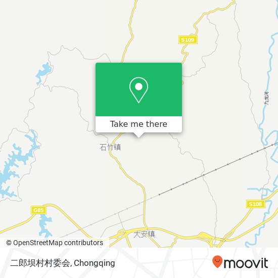 二郎坝村村委会 map