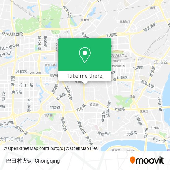 巴田村火锅 map