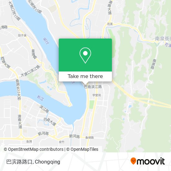 巴滨路路口 map