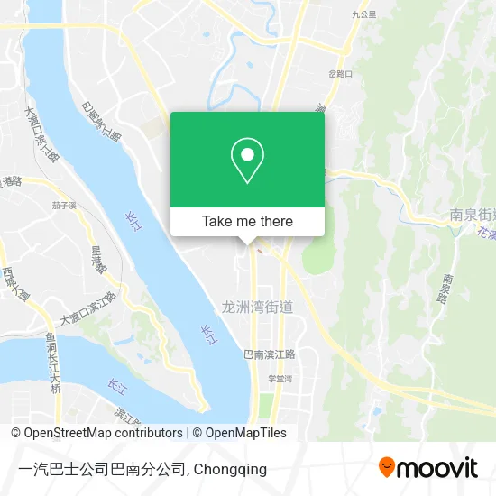一汽巴士公司巴南分公司 map