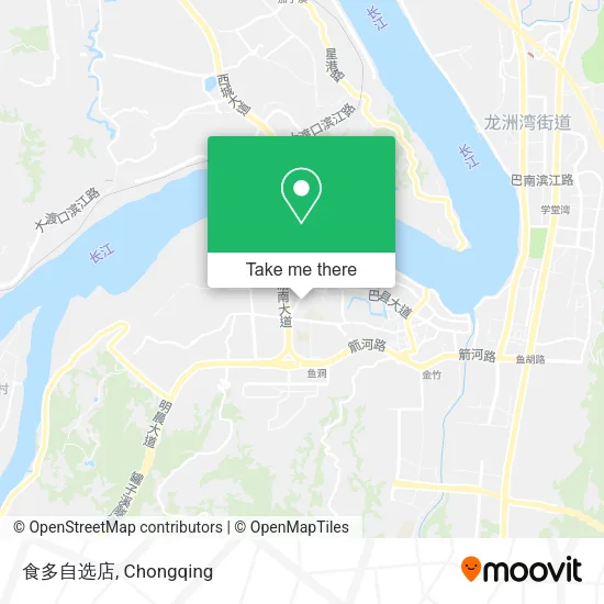 食多自选店 map