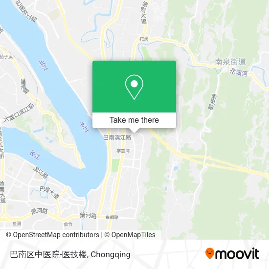 巴南区中医院-医技楼 map