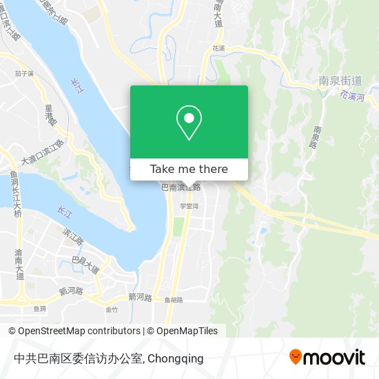 中共巴南区委信访办公室 map