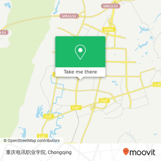 重庆电讯职业学院 map