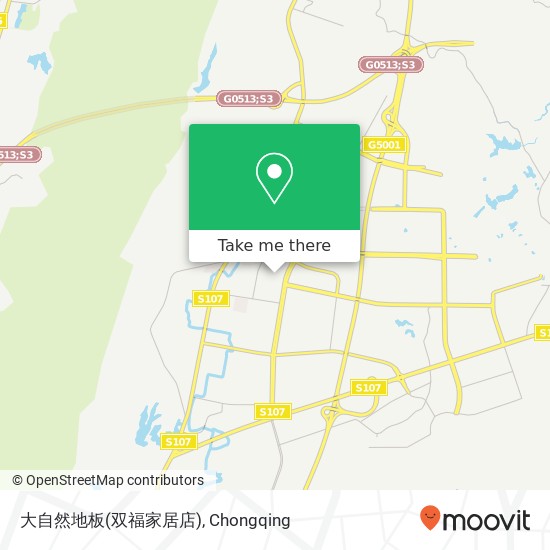 大自然地板(双福家居店) map