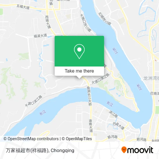 万家福超市(祥福路) map