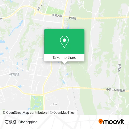 石板桥 map