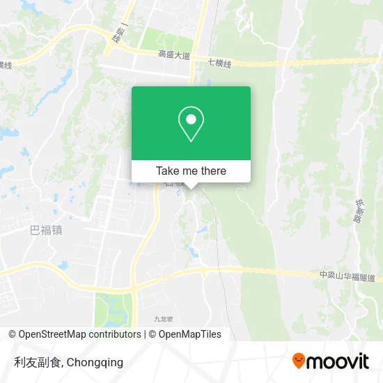 利友副食 map