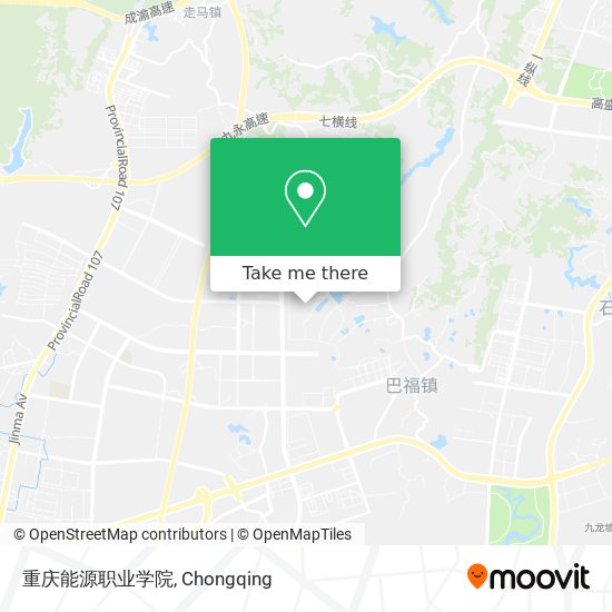 重庆能源职业学院 map