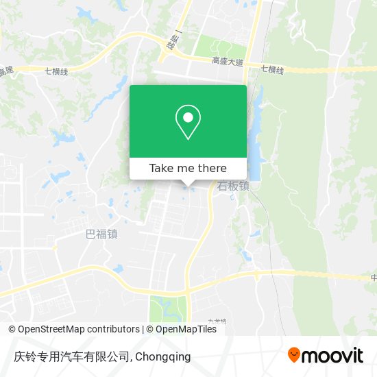 庆铃专用汽车有限公司 map