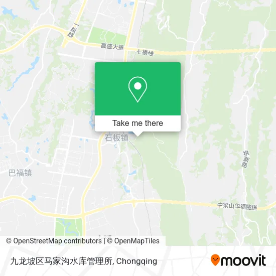 九龙坡区马家沟水库管理所 map