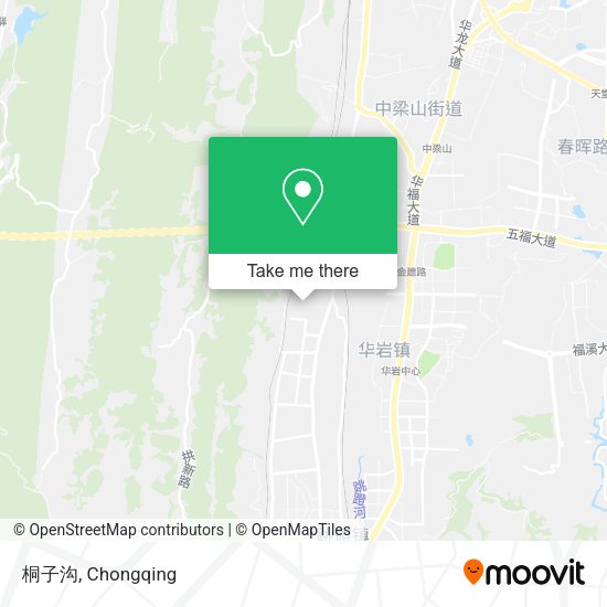桐子沟 map