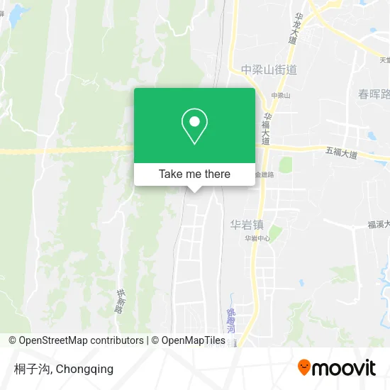 桐子沟 map