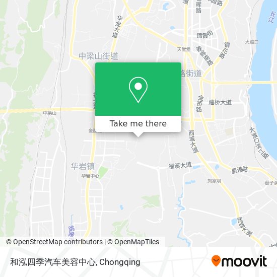 和泓四季汽车美容中心 map