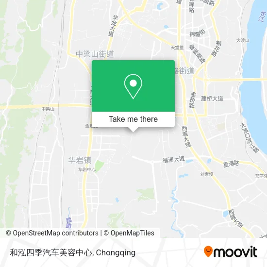 和泓四季汽车美容中心 map