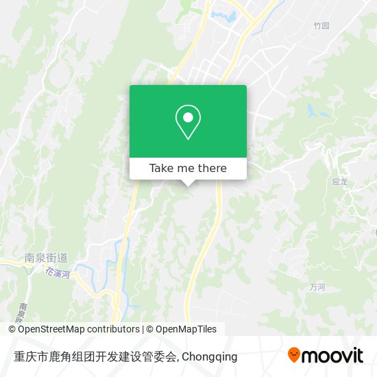 重庆市鹿角组团开发建设管委会 map
