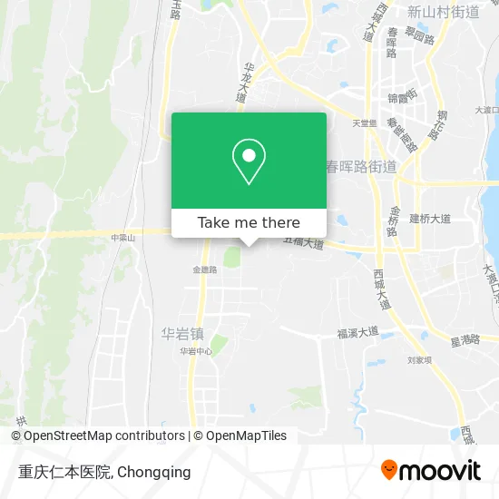 重庆仁本医院 map