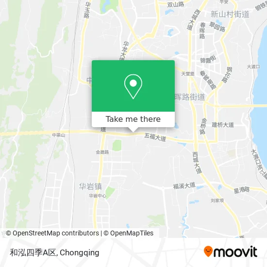 和泓四季A区 map