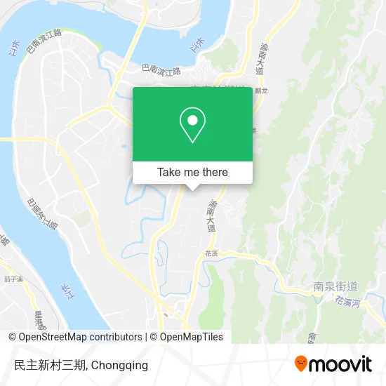 民主新村三期 map