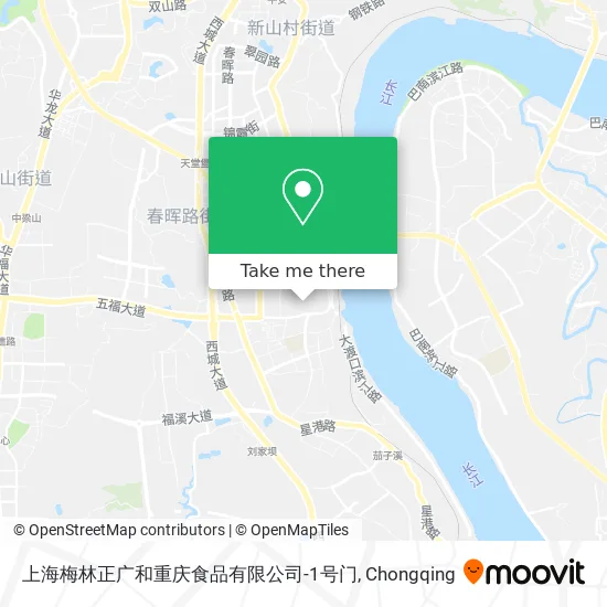 上海梅林正广和重庆食品有限公司-1号门 map