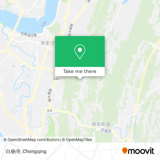 白杨寺 map