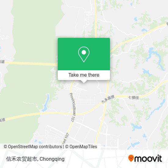 信禾农贸超市 map