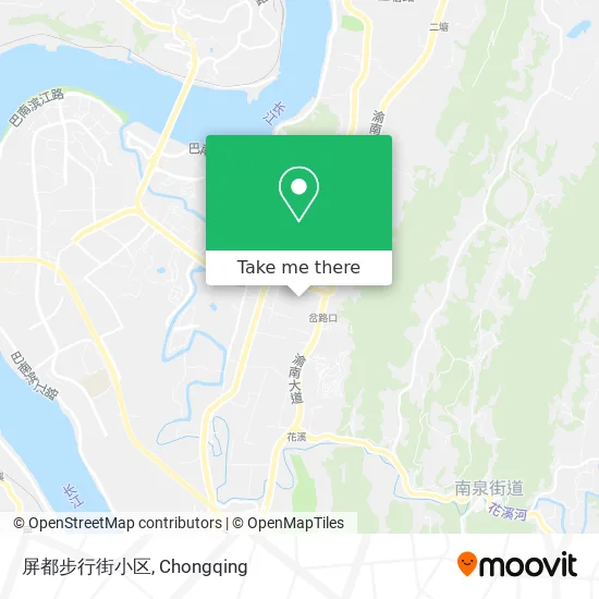 屏都步行街小区 map