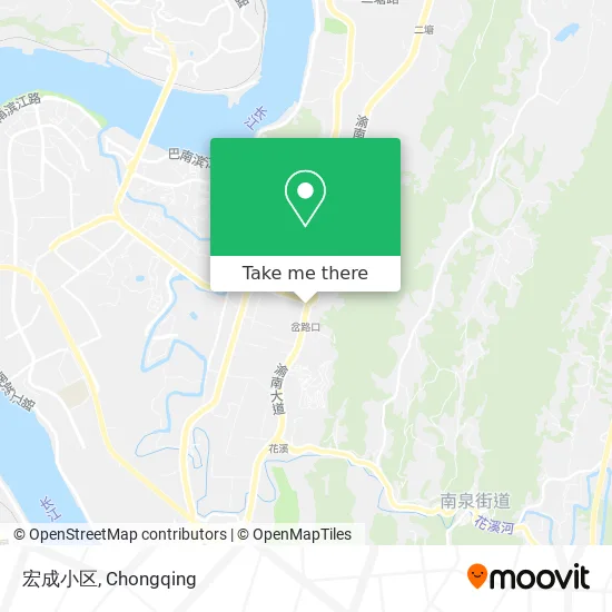 宏成小区 map