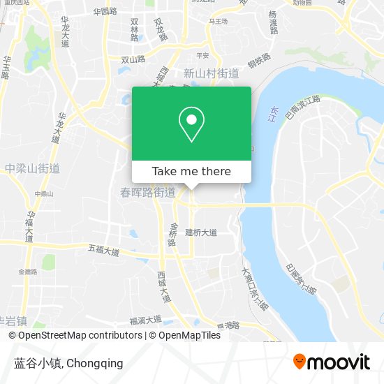 蓝谷小镇 map