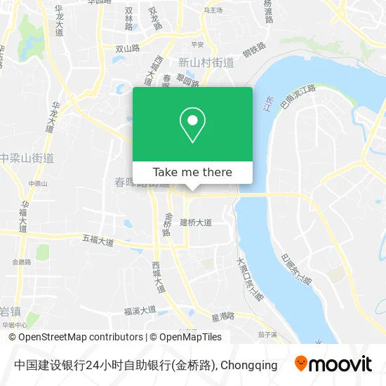 中国建设银行24小时自助银行(金桥路) map