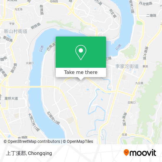 上丁溪郡 map