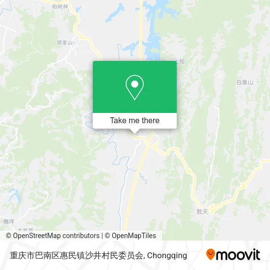 重庆市巴南区惠民镇沙井村民委员会 map