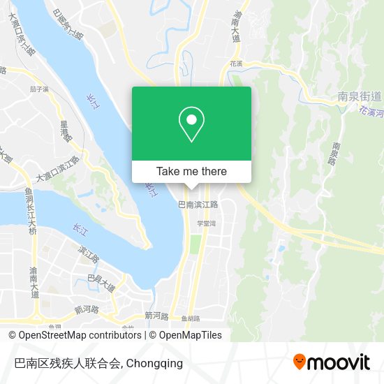 巴南区残疾人联合会 map