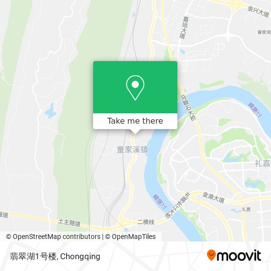 翡翠湖1号楼 map
