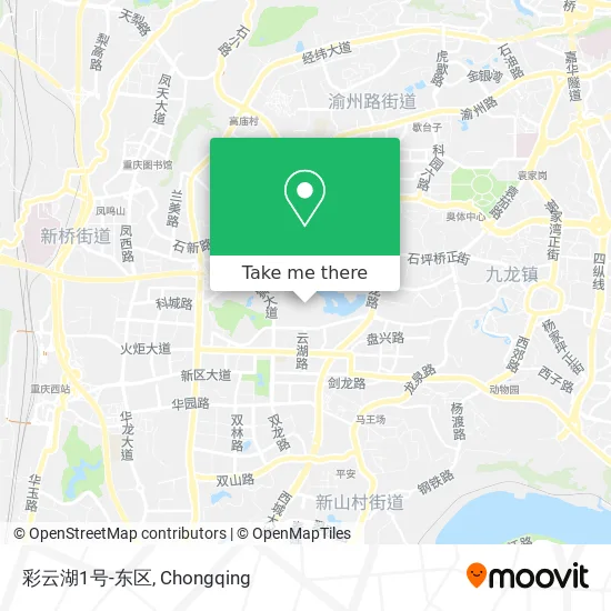 彩云湖1号-东区 map