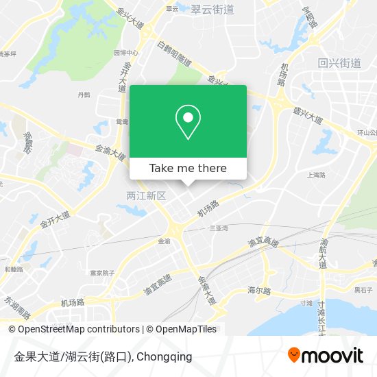 金果大道/湖云街(路口) map