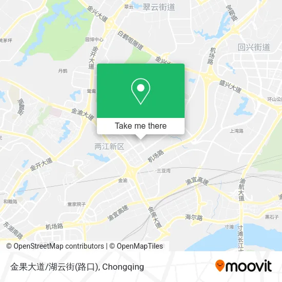 金果大道/湖云街(路口) map