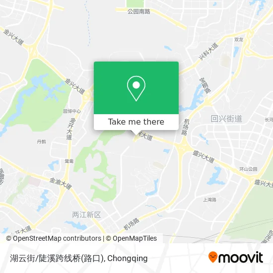 湖云街/陡溪跨线桥(路口) map