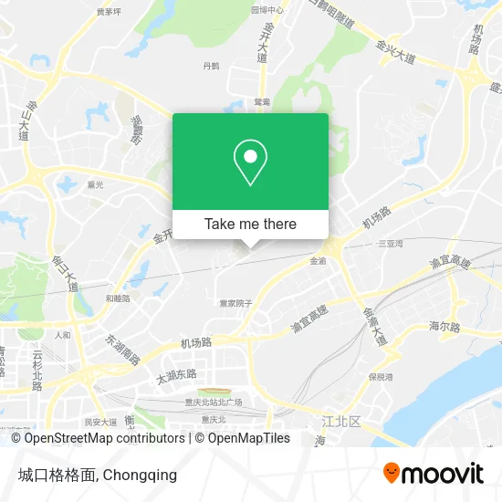 城口格格面 map